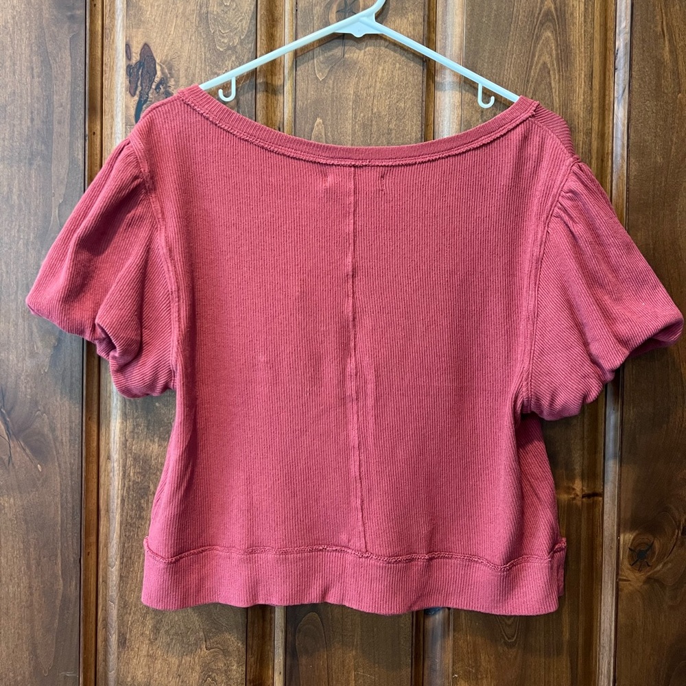 Free People Mauve Shirt Size XL - Picture 4 of 5